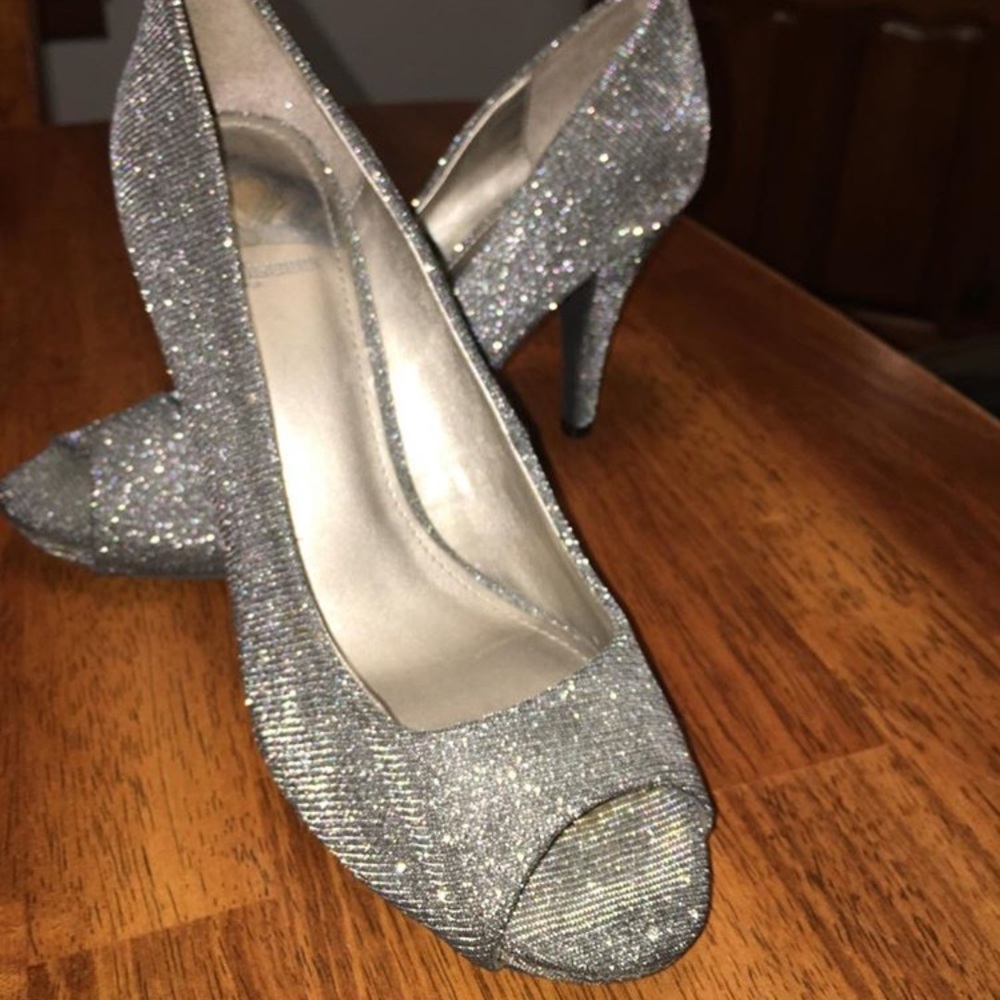 Silver heels